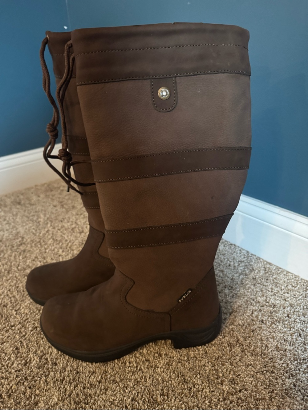 Women's Dublin Rain Boots Brown